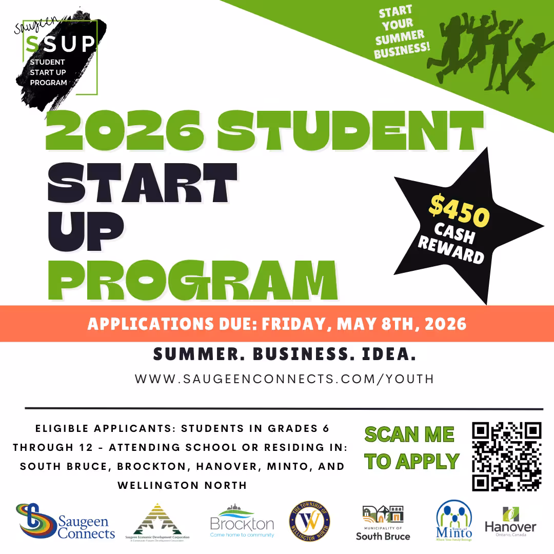 Saugeen Connects Launches 7th Annual Summer Student Start-Up Program